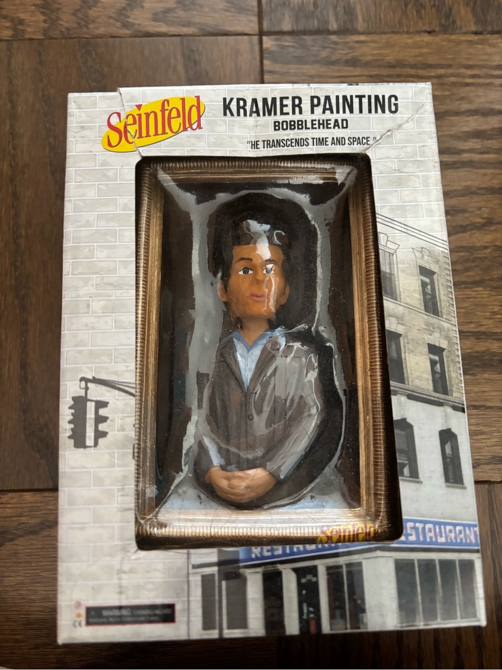 Seinfeld Kramer Painting Bobblehead - Brooklyn Cyclones Edition. NWT